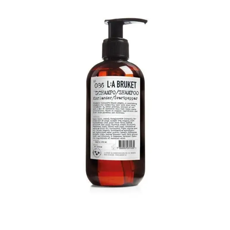 L:A Bruket 086 SHAMPOO CORIANDER & BLACK PEPPER - Alla Violetta Boutique New