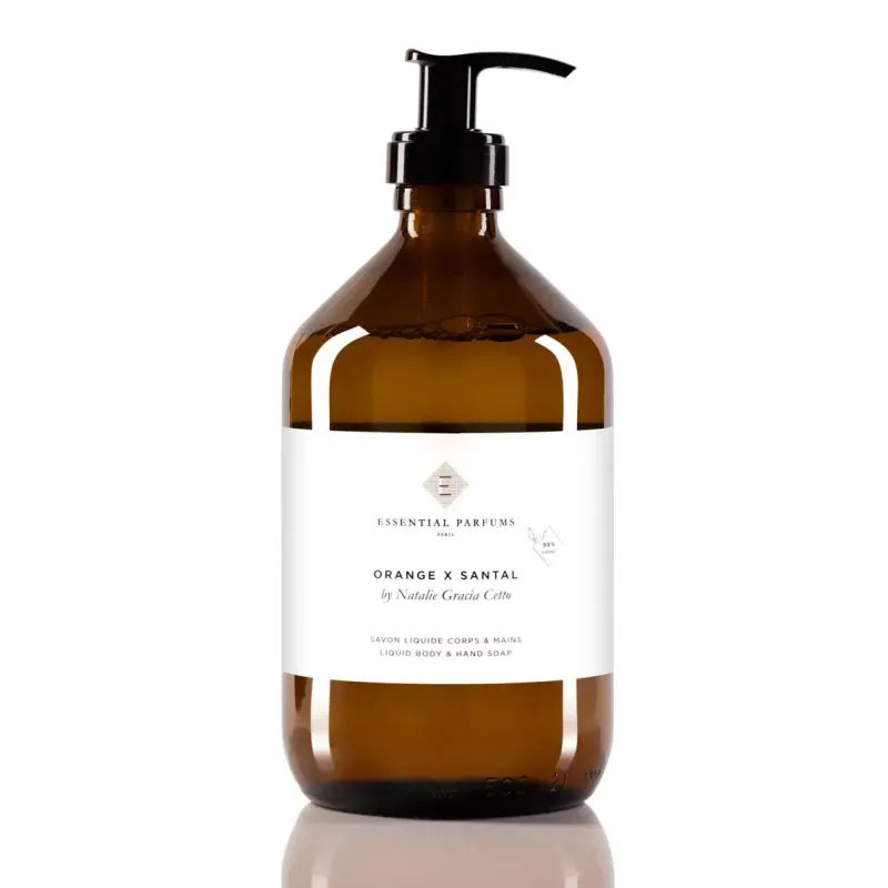 ESSENTIAL PARFUMS Sapone Liquido corpo e mani ORANGE X SANTAL by Natalia Gracia Cetto Online