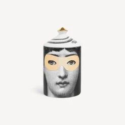 FORNASETTI SE POI candela decoro mascherina